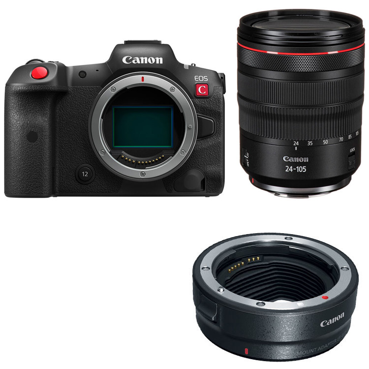 Canon EOS R5 C 24-105 + EF-EOS R mount adapter