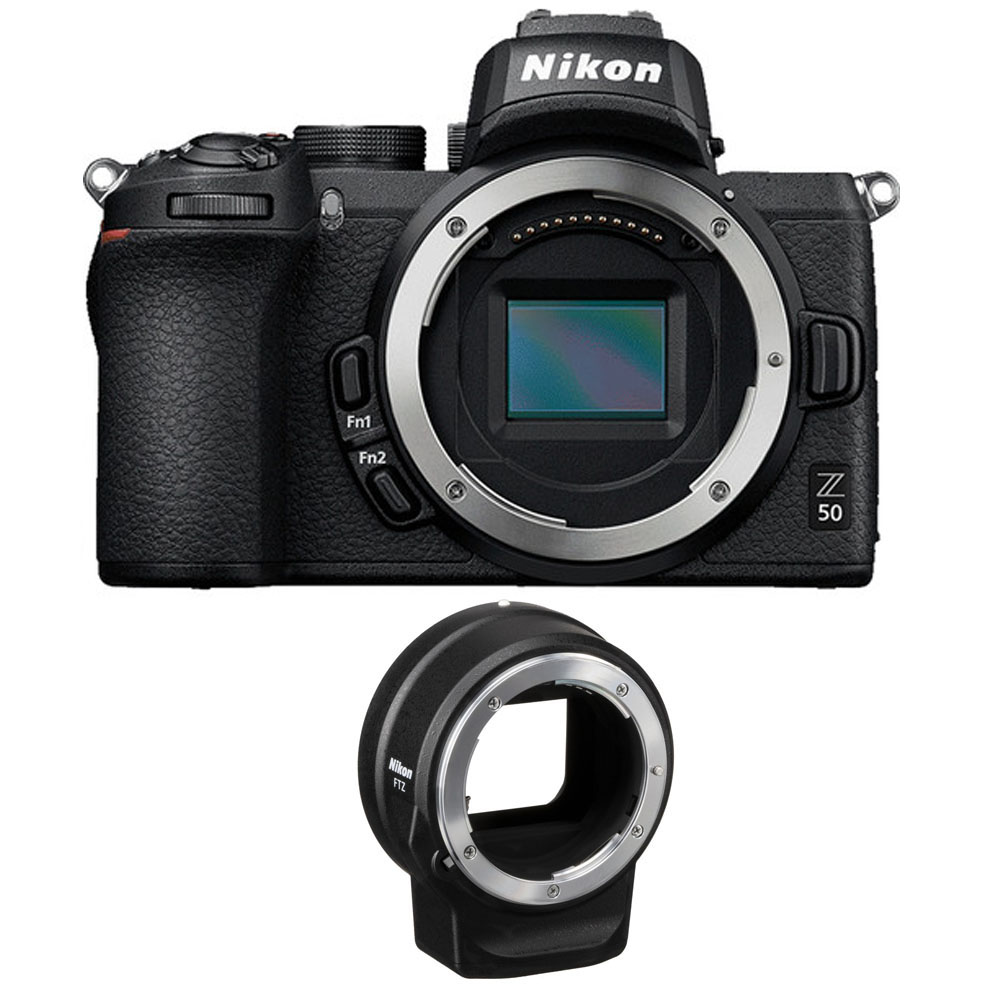 Nikon Z50 + FTZ mount adapter